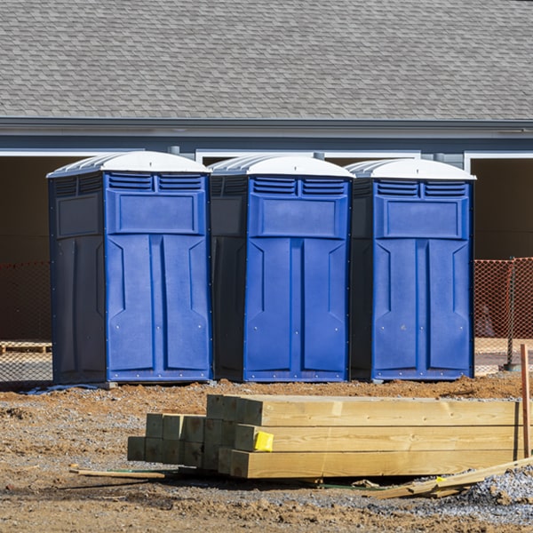 are there any restrictions on where i can place the porta potties during my rental period in Shaftsburg